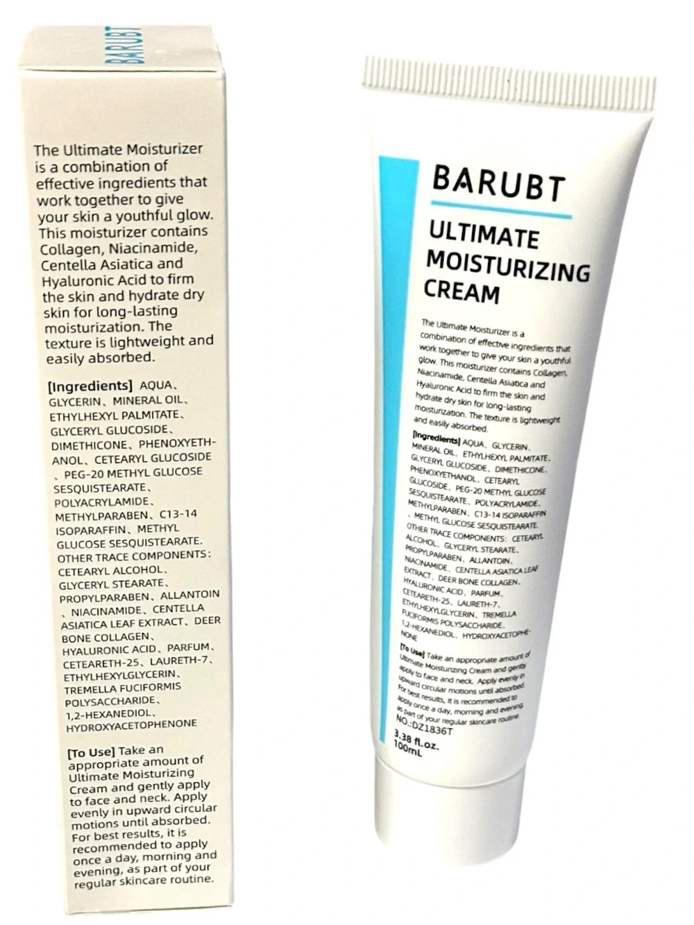 BARUBT 2 Pc Bundle - Ultimate Moisturizing Cream & Color Changing Foundation NEW